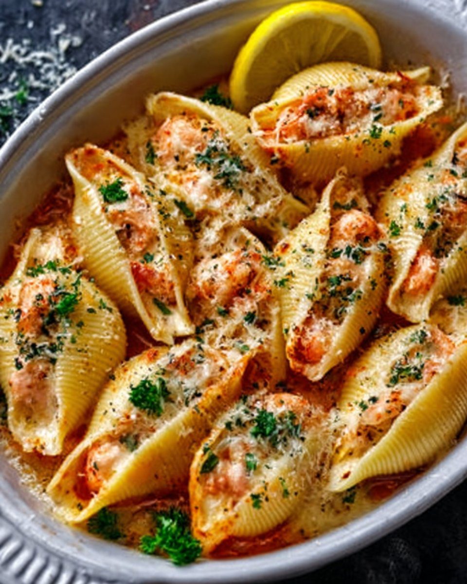 Seafood Stuffed Shells