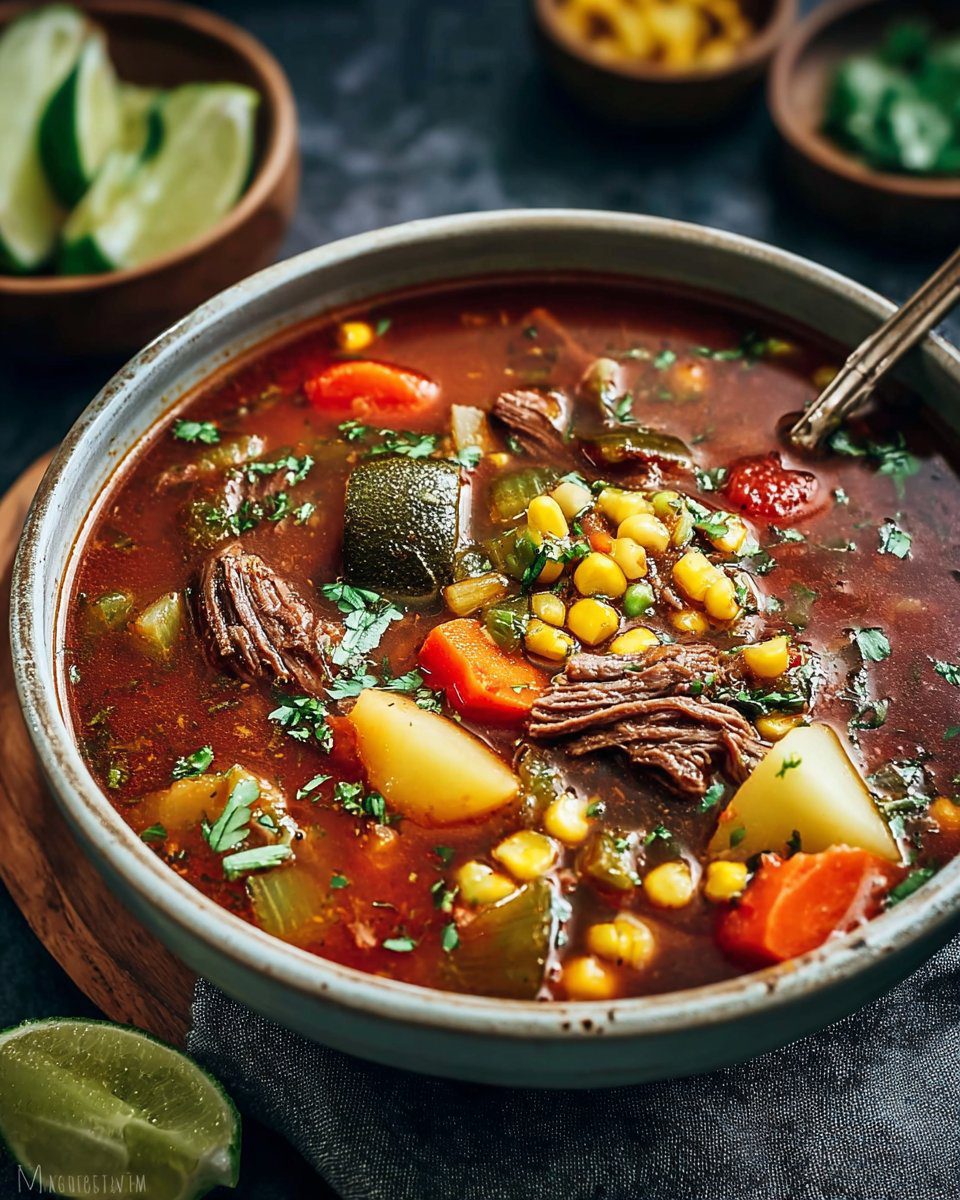 Mexican Beef and Vegetable Soup