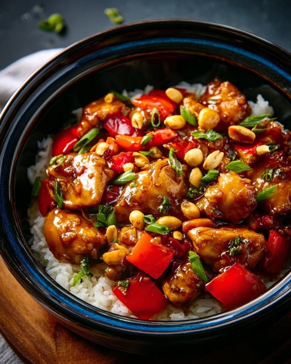 Crockpot Kung Pao Chicken