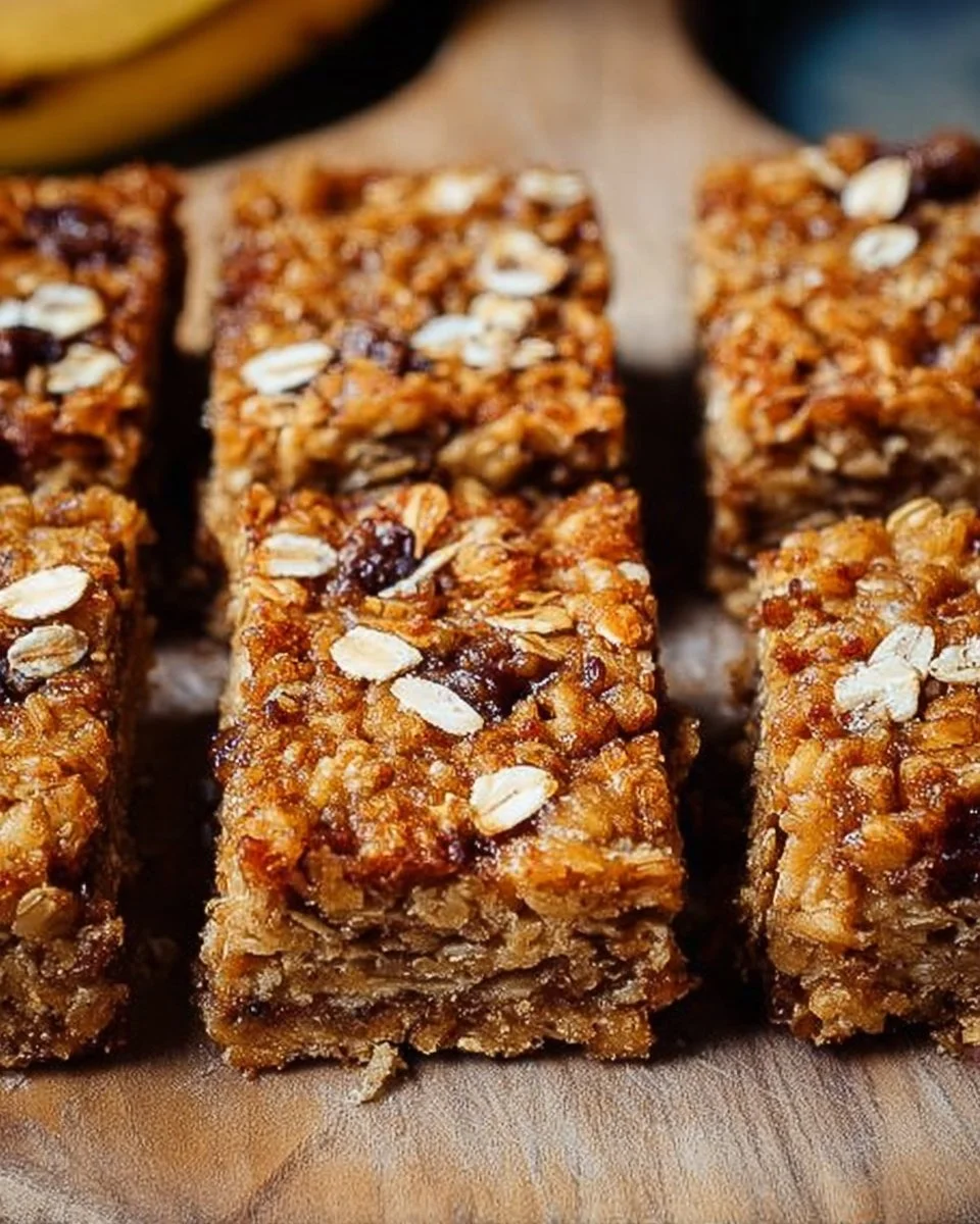 Banana Oatmeal Bars