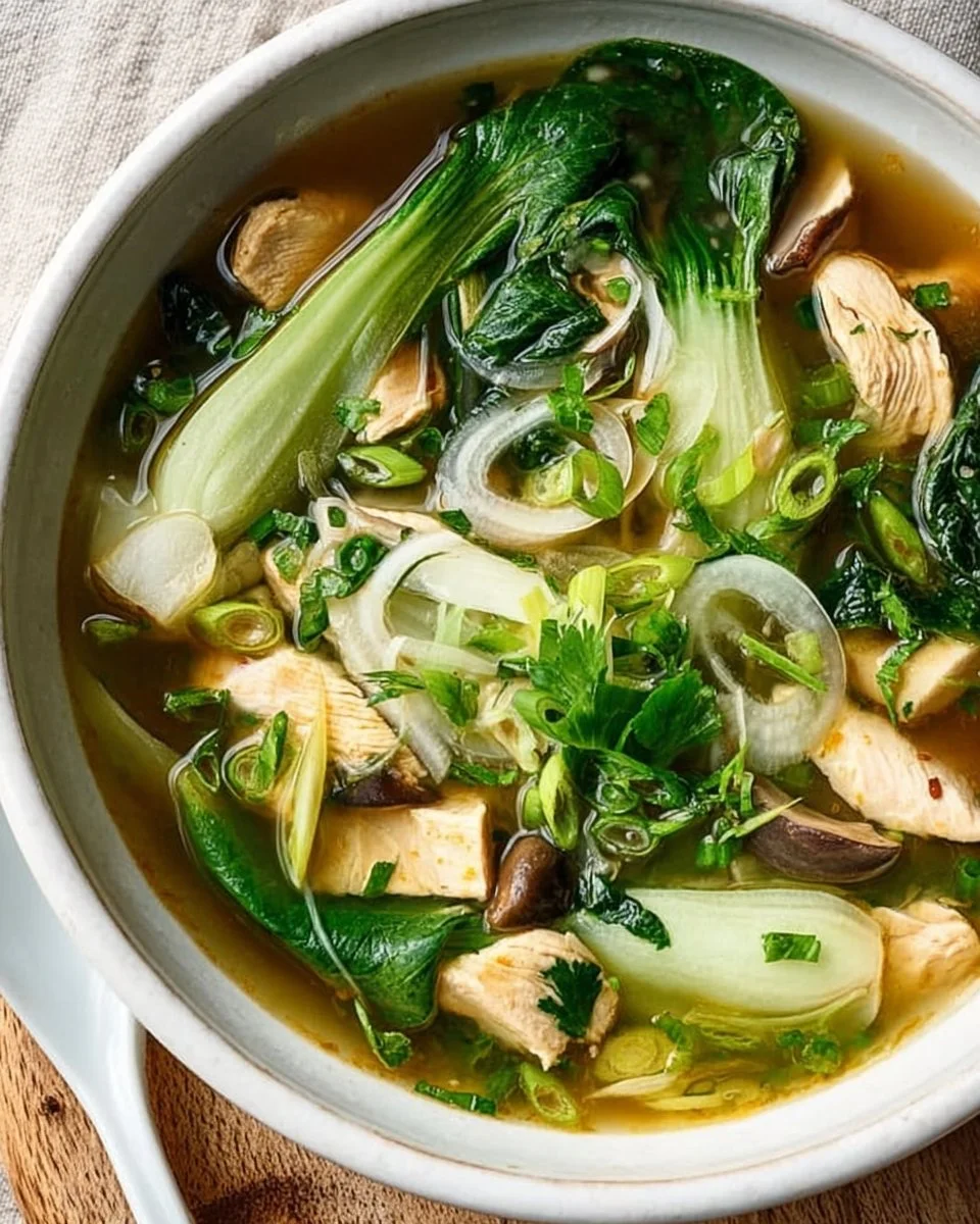 Bok Choy Chicken Soup