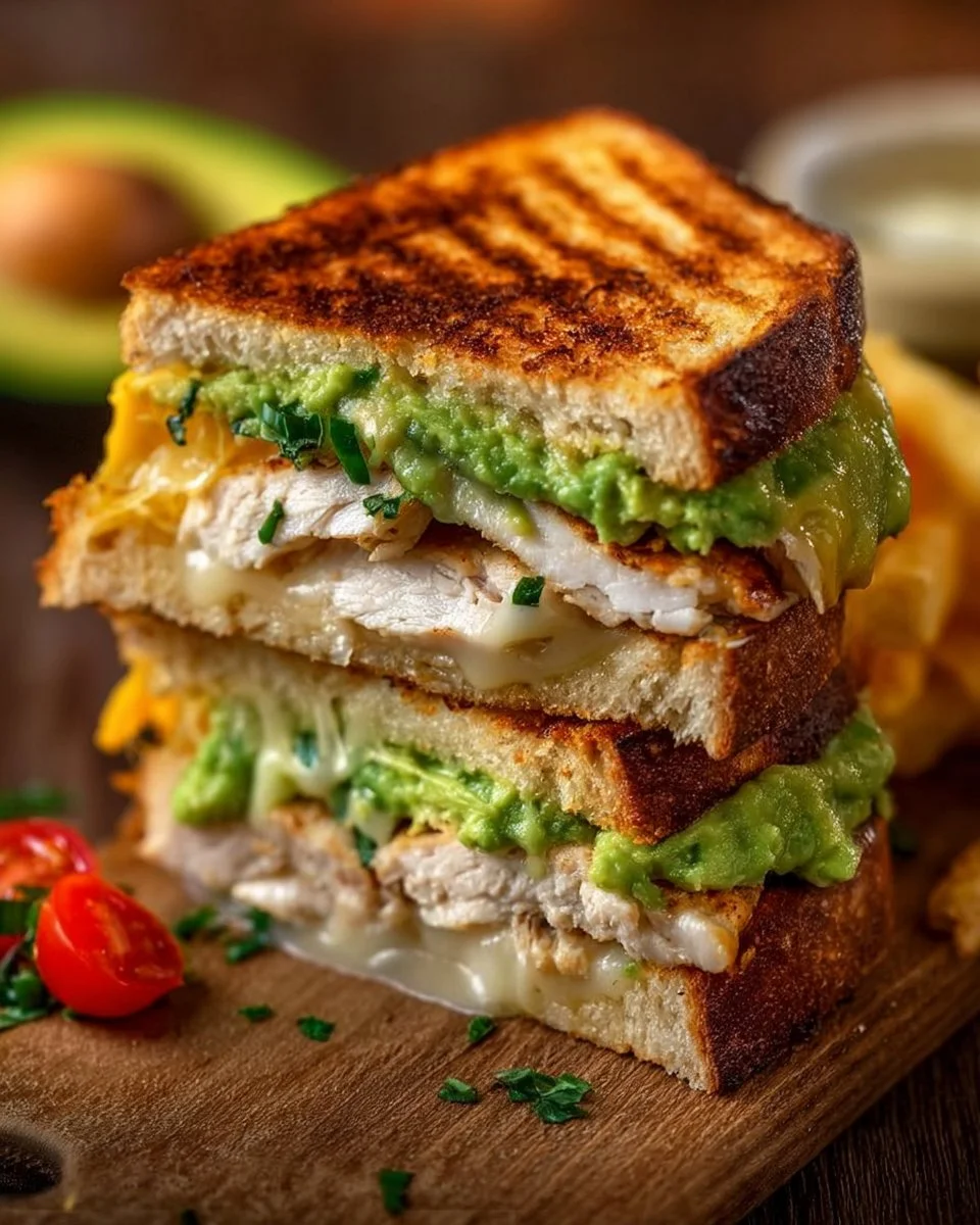 Chicken Avocado Melt Sandwich