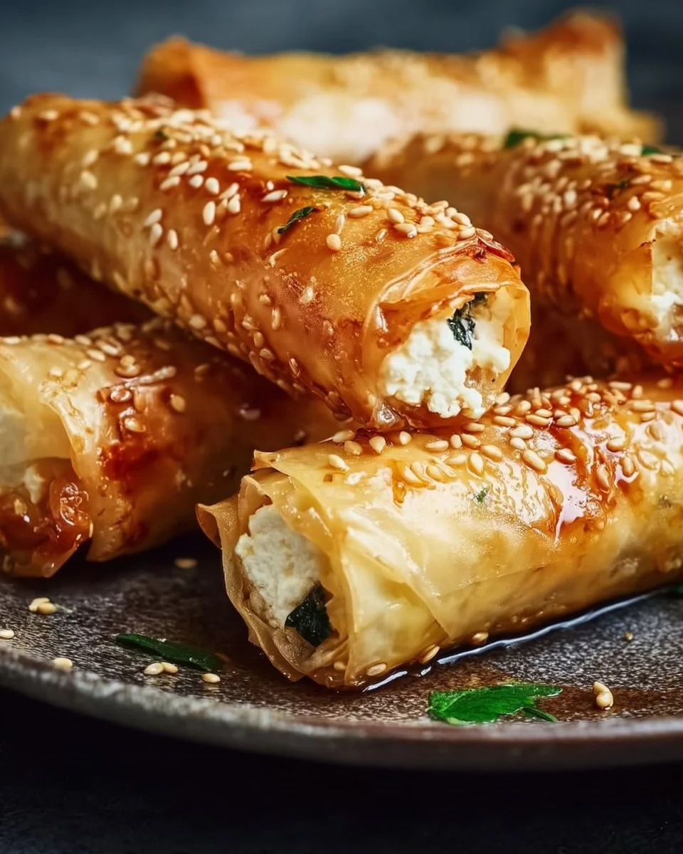 Crispy Feta Rolls