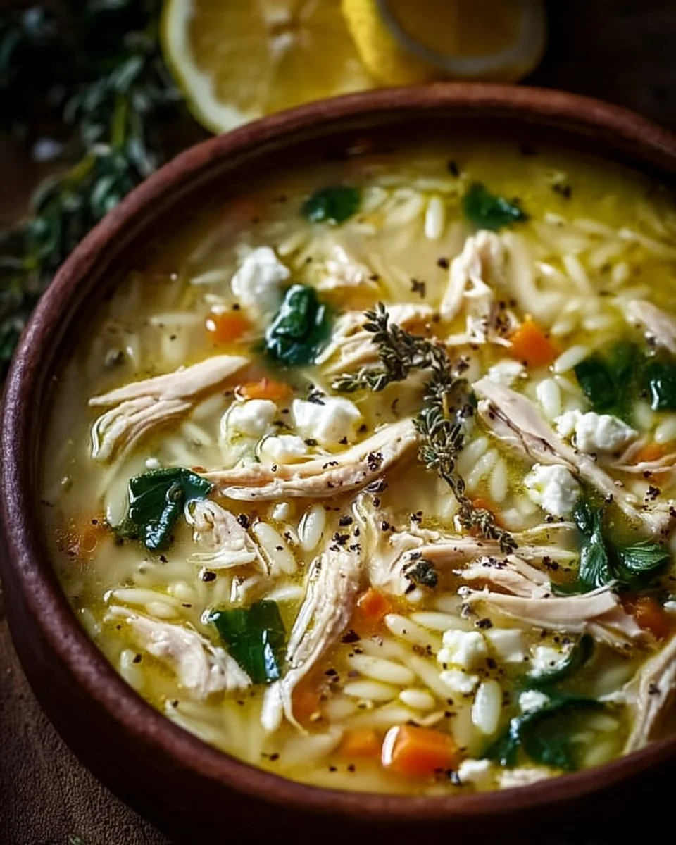 Greek Lemon Chicken Soup