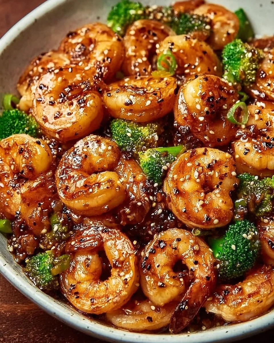 High-Protein Honey Garlic Shrimp