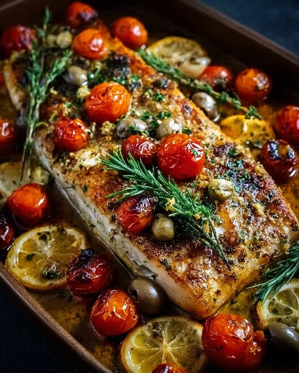 Mediterranean Baked Fish