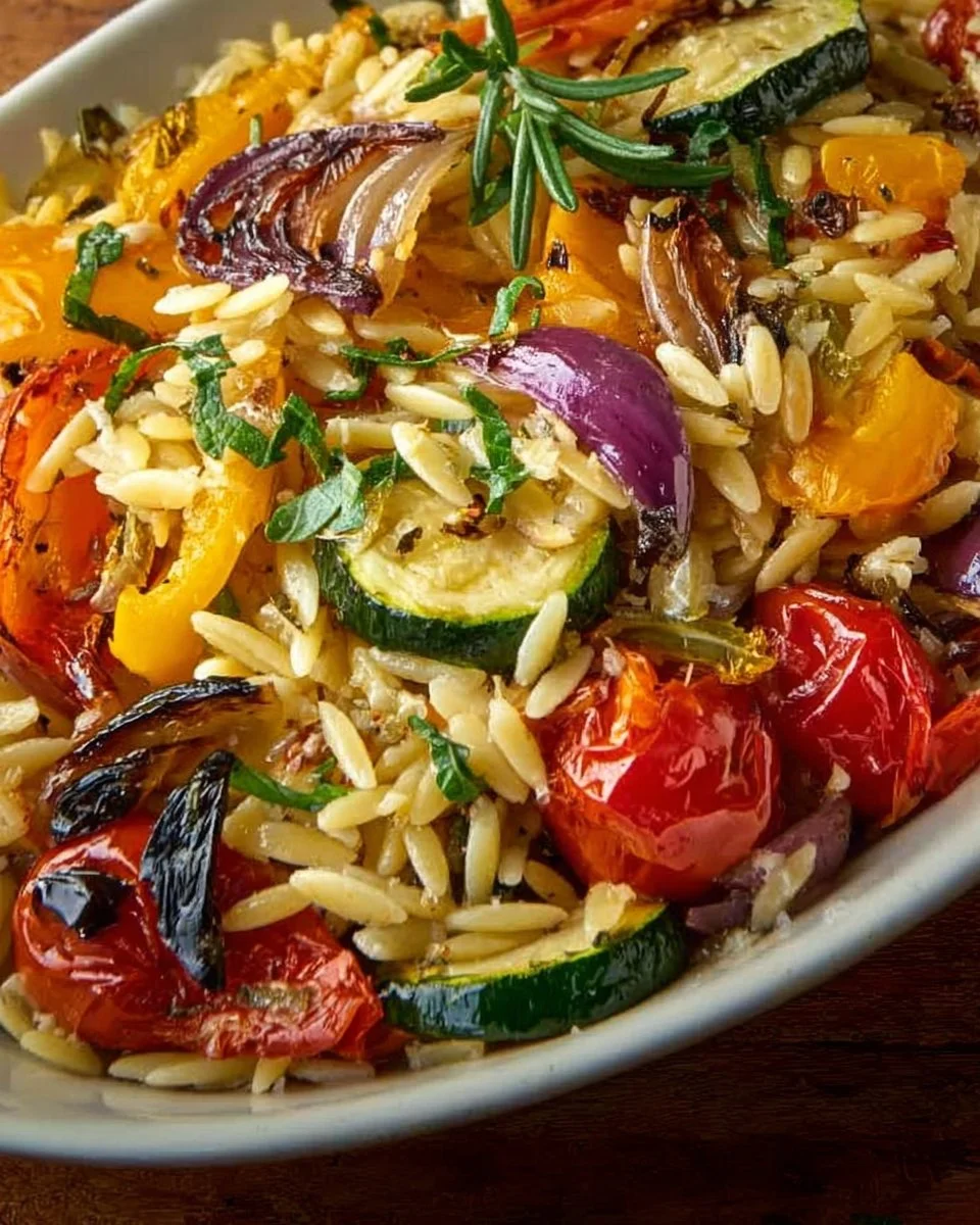 Roasted Vegetable Orzo