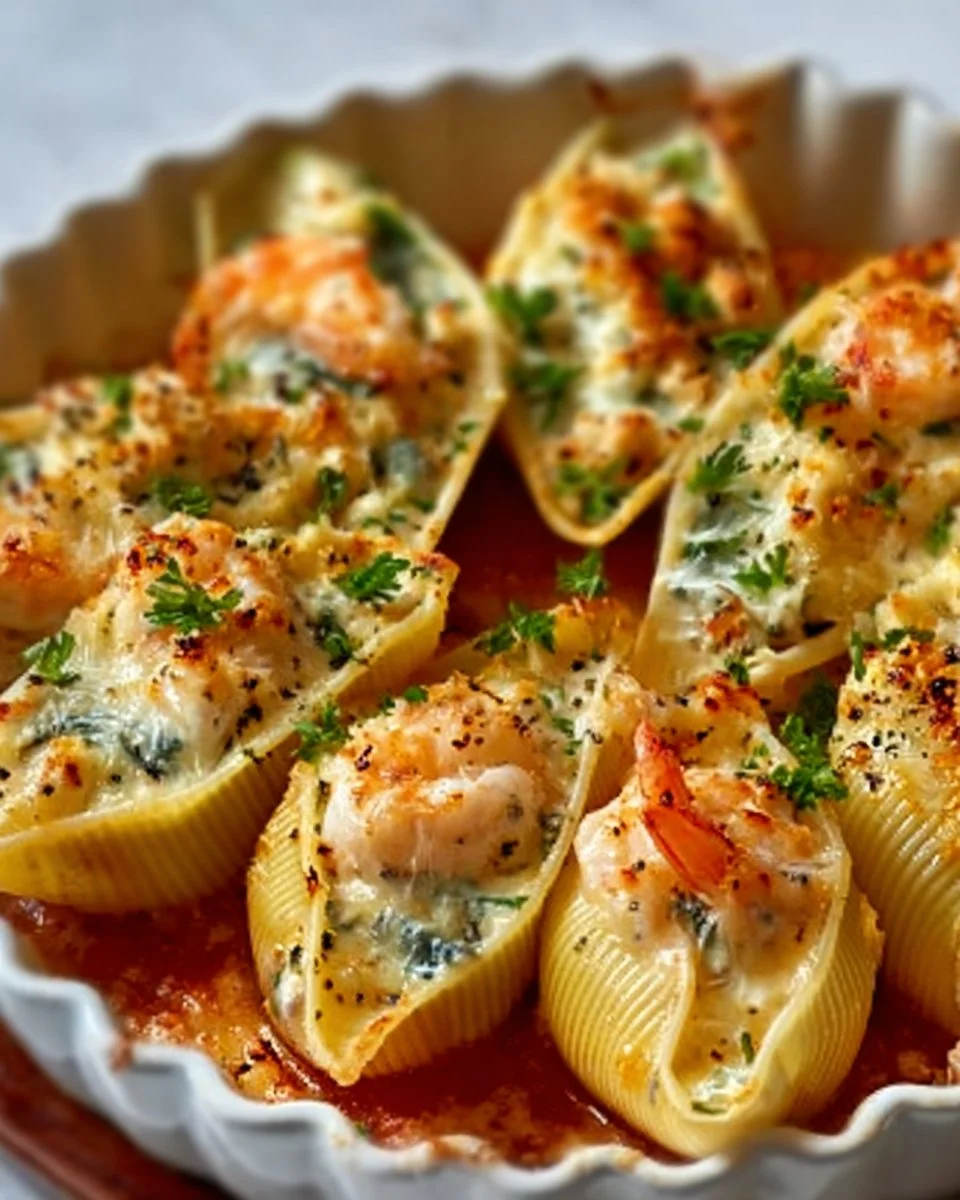 Seafood Stuffed Shells