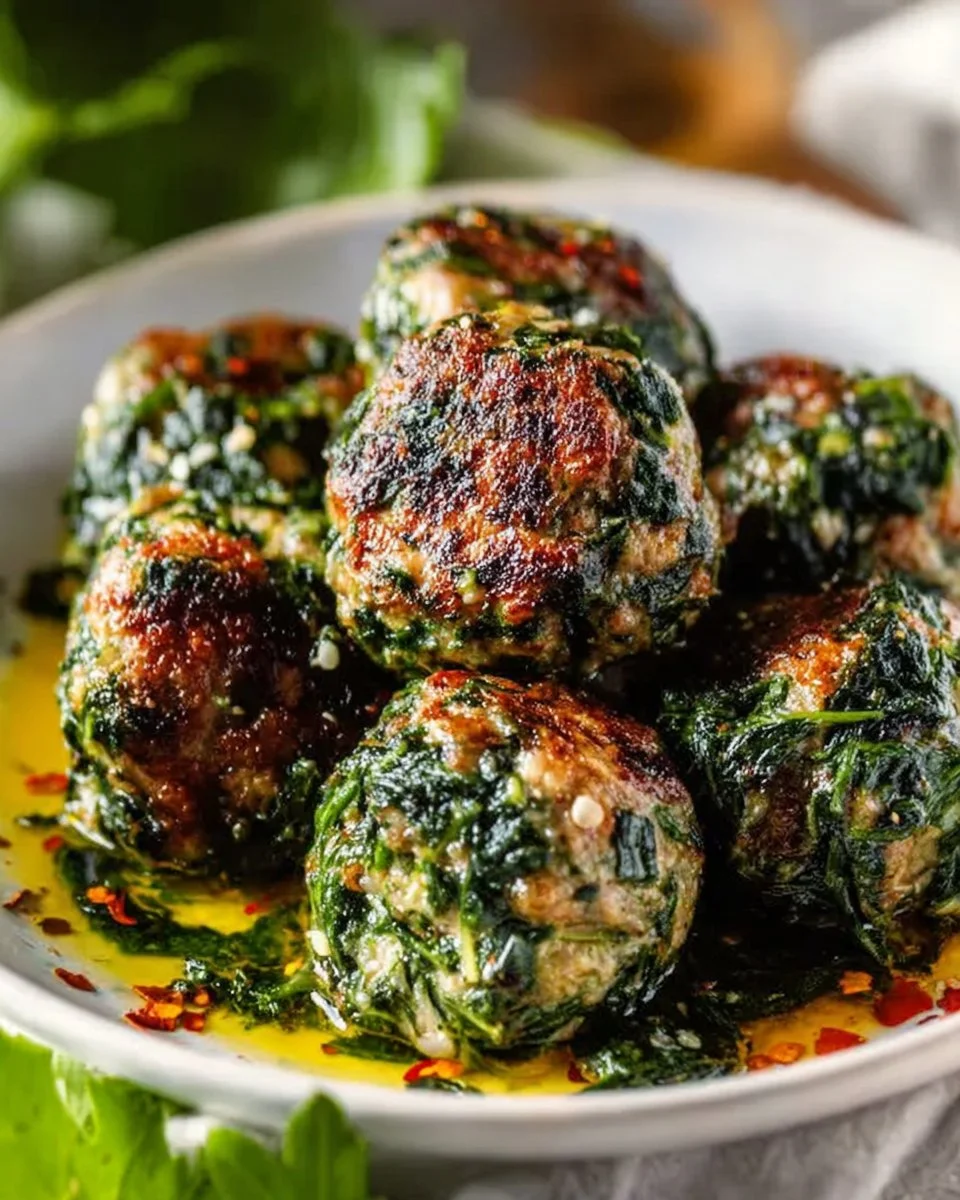 Spinach Garlic Meatballs Recipe Everyone Will Love