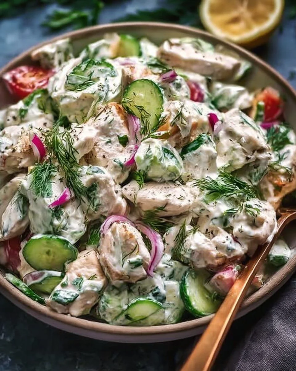 Tzatziki Chicken Salad