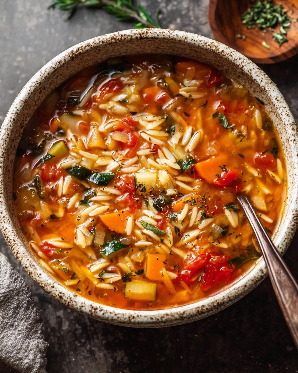 Vegetable Orzo Soup