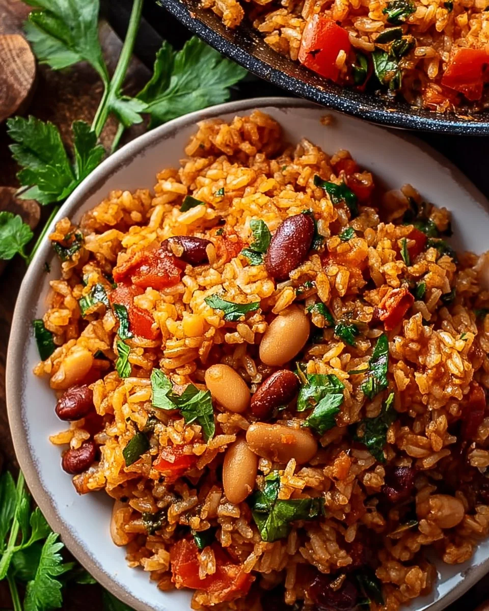 Wholesome Mediterranean Rice and Beans