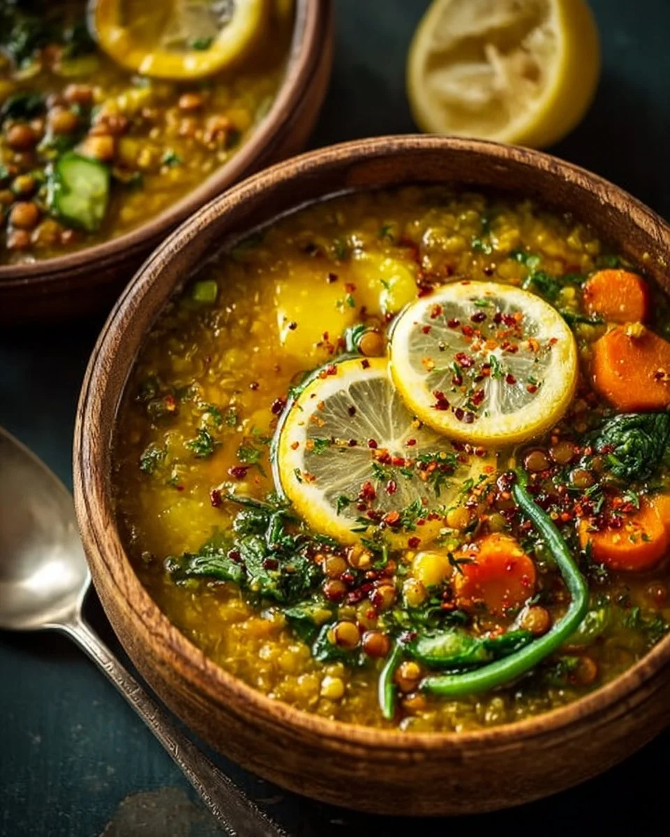 Anti-Inflammatory Golden Lemon Lentil Soup