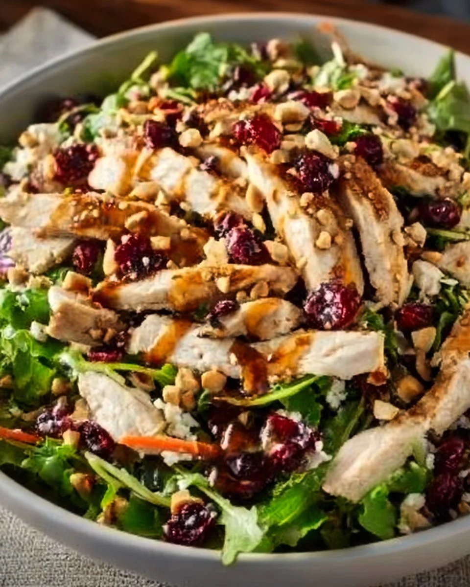 Asian Chicken Cranberry Salad