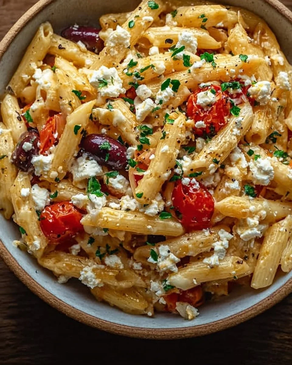 Greek Pasta with Feta