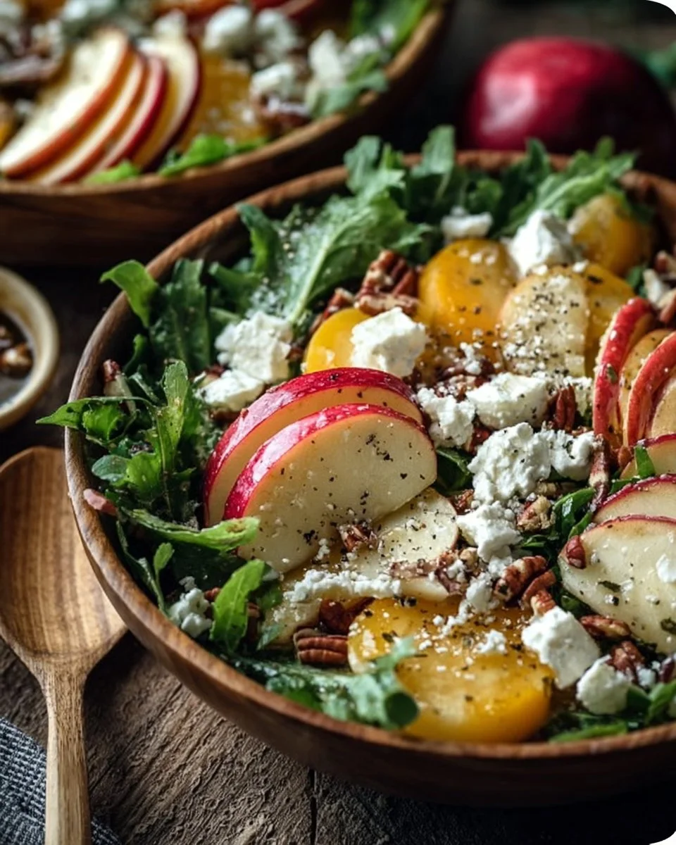 Honeycrisp Apple and Feta Salad