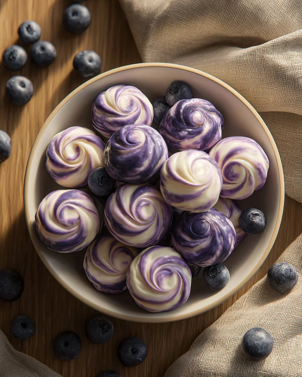 Blueberry Greek Yogurt Bites | Healthy Morning Bites Snack