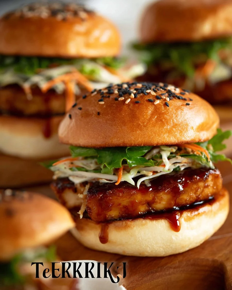 Chicken Teriyaki Burgers