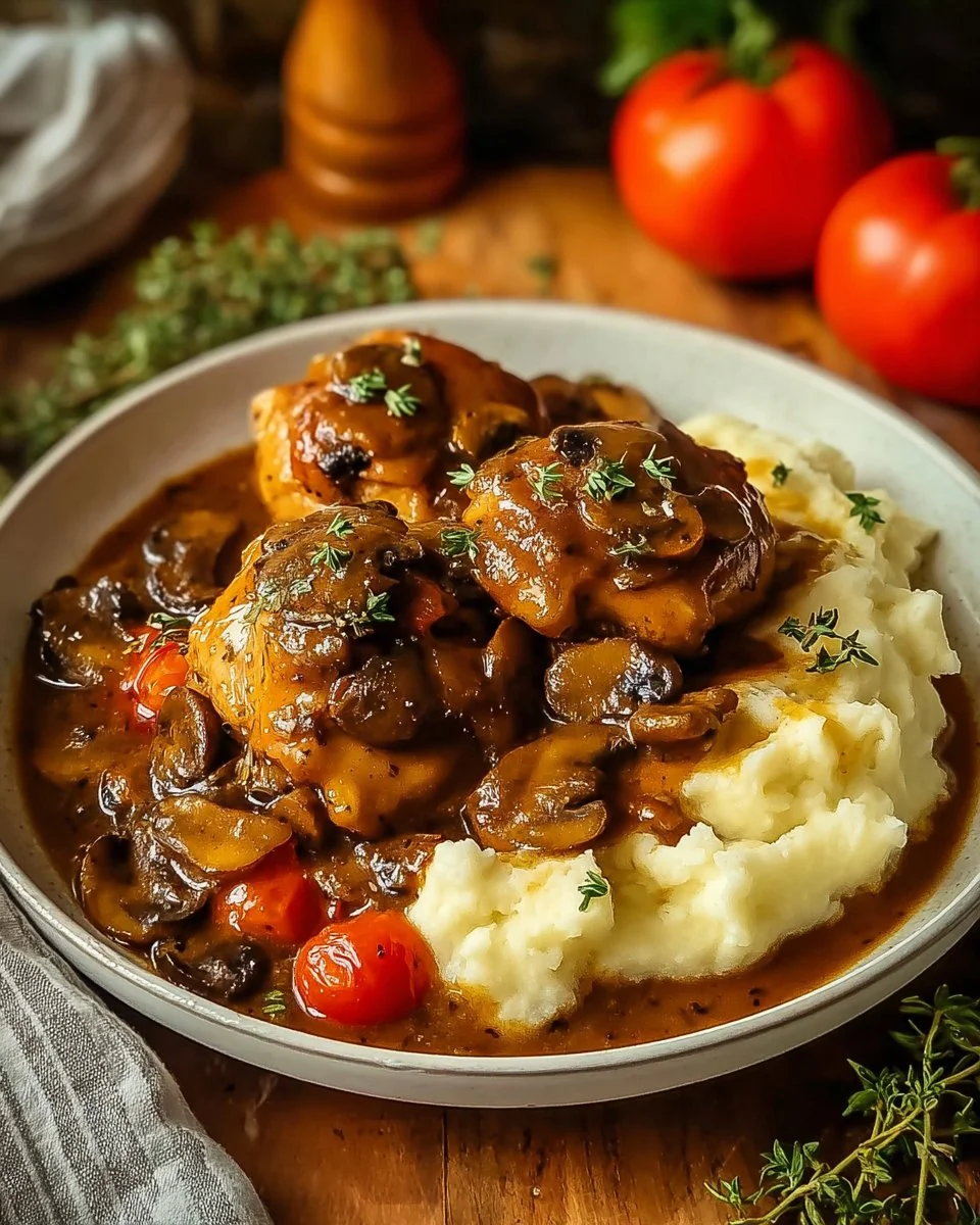 Classic French Hunter's Chicken: Chicken Chasseur