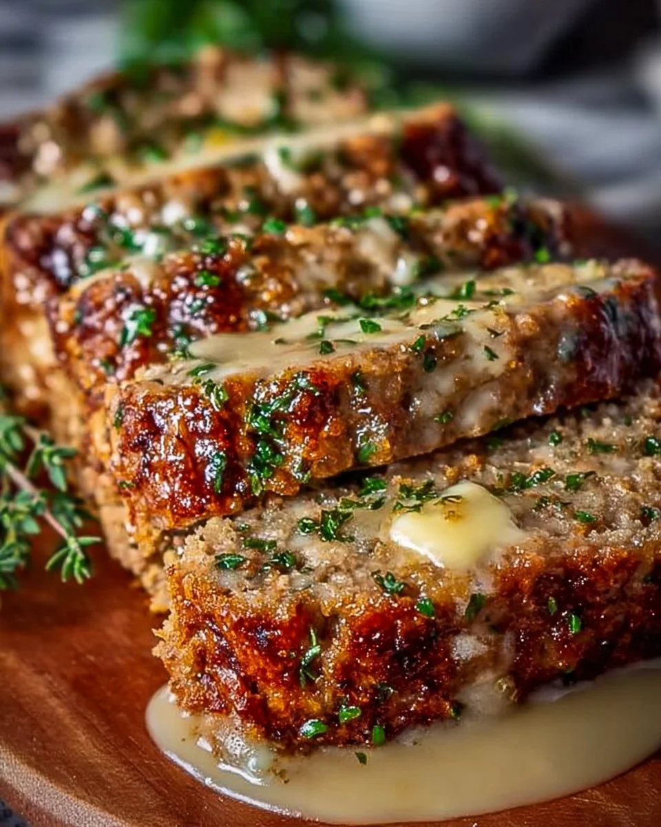 Garlic Parmesan Meatloaf
