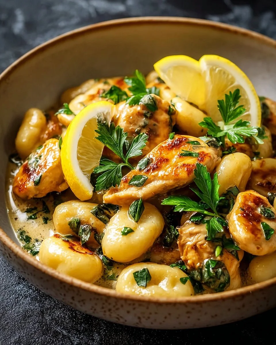 Lemon Chicken Gnocchi: Creamy One-Pot Dinner Delight