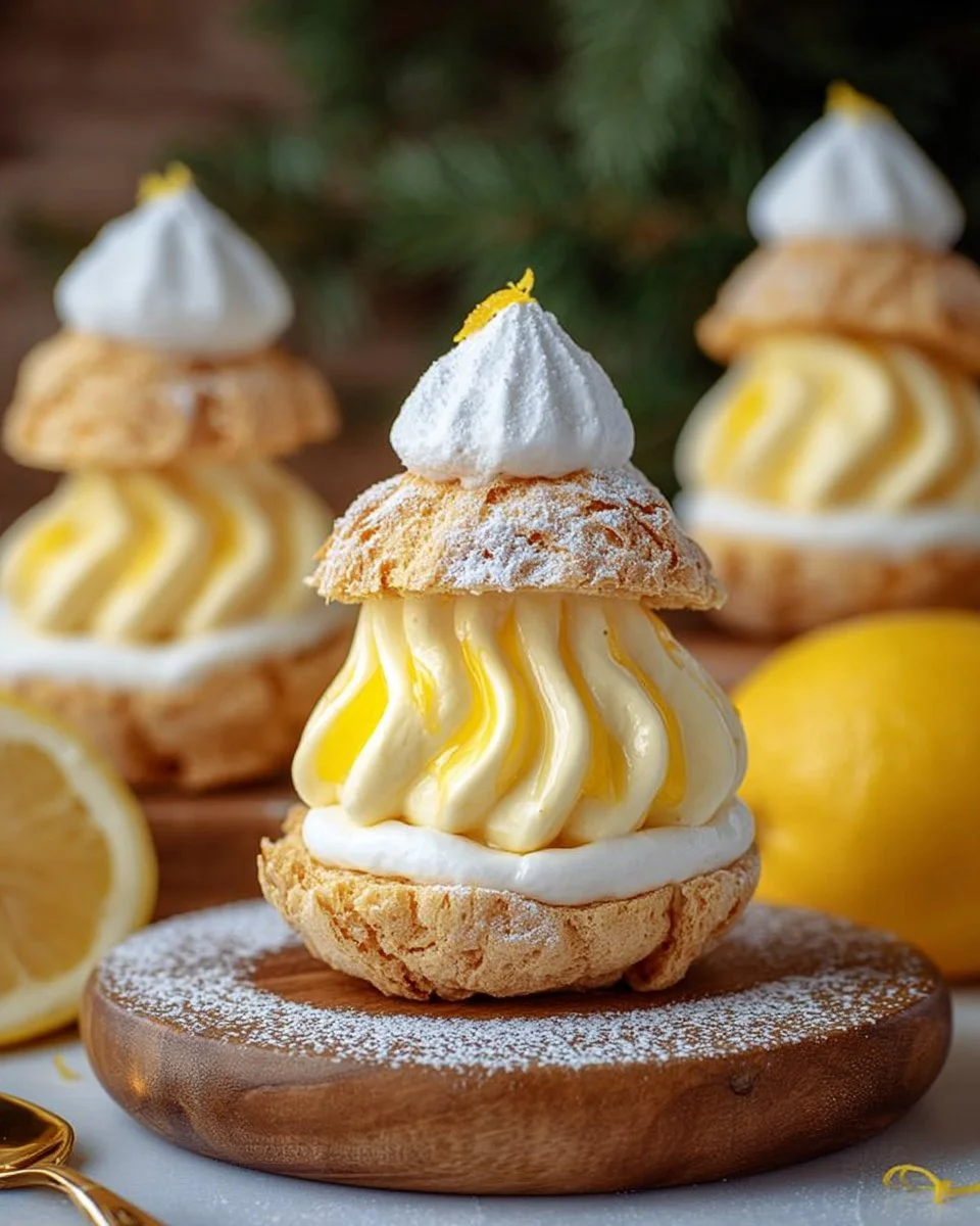 Lemon Cream Puffs