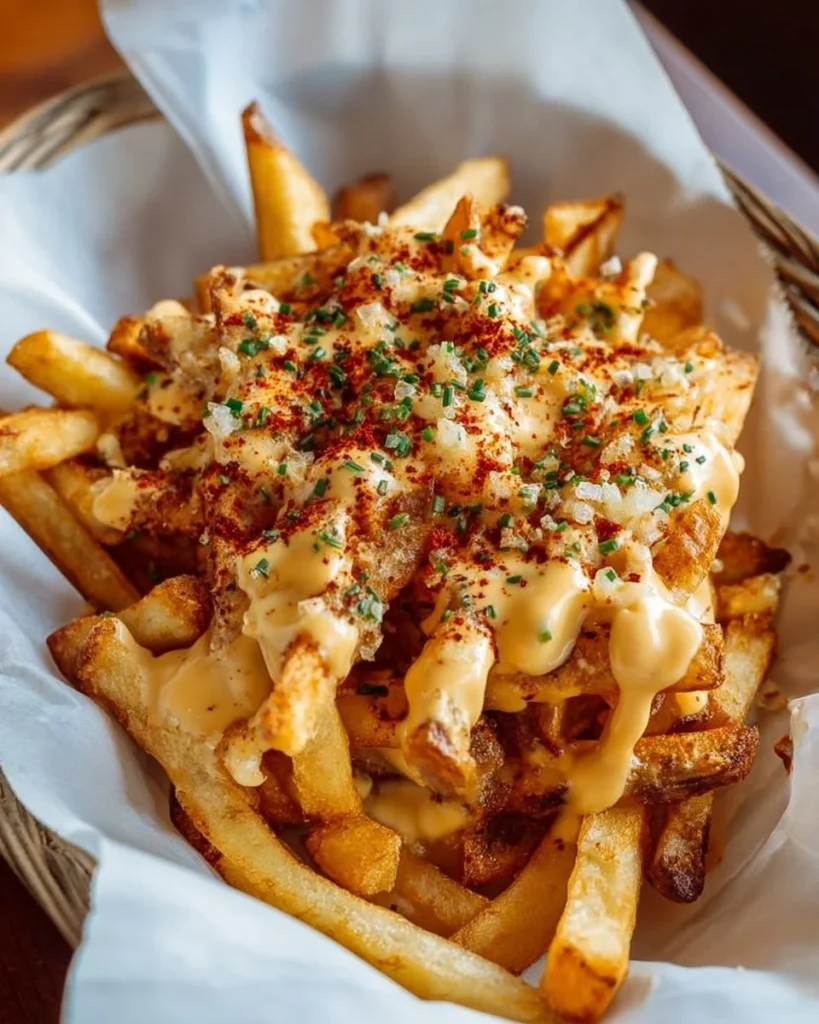 Delicious Louisiana Voodoo Fries inspired by Wingstop recipe.