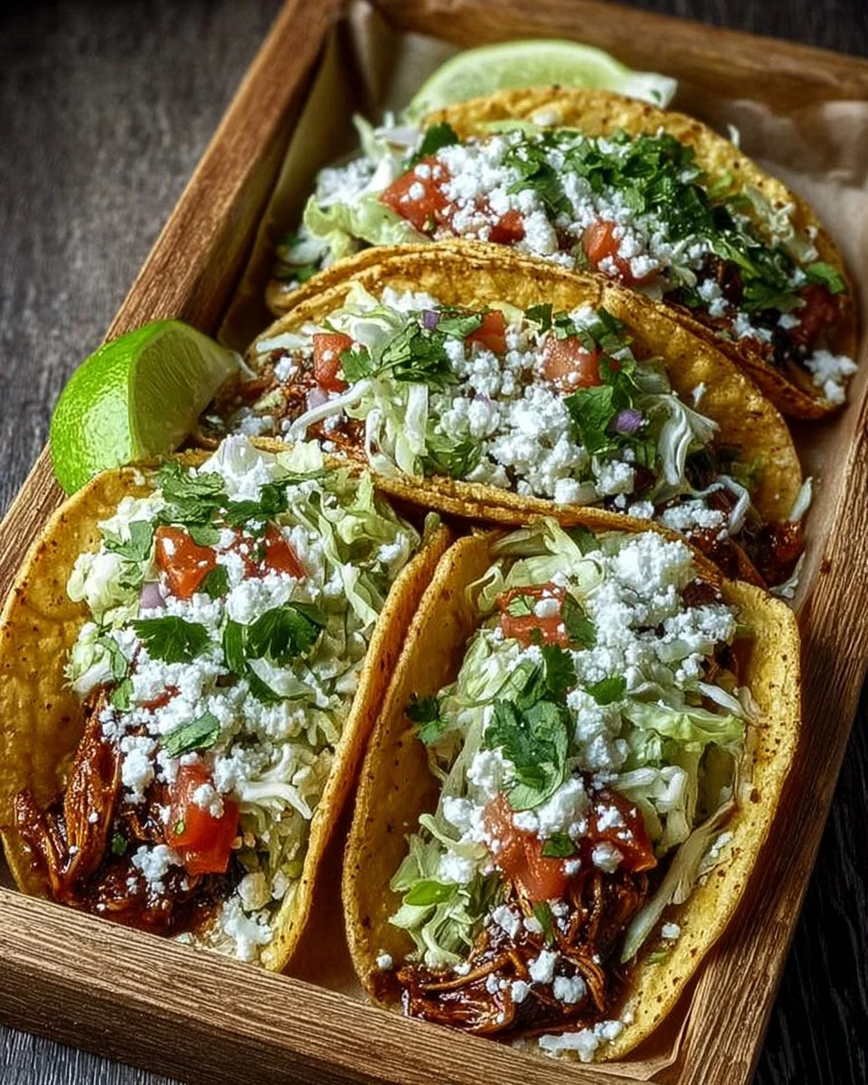 Spicy Hatch Chili Chicken Mini Tacos