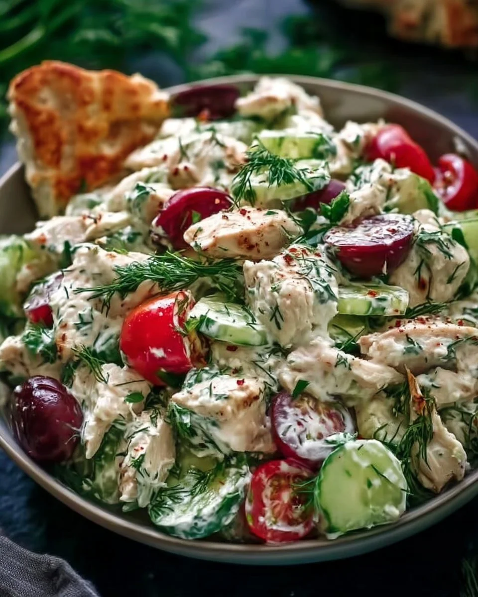 Tzatziki Chicken Salad