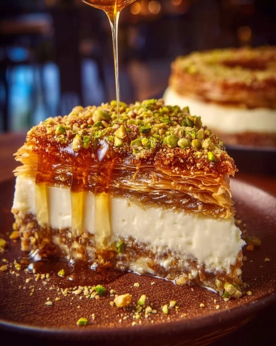 Baklava Honey Cheesecake