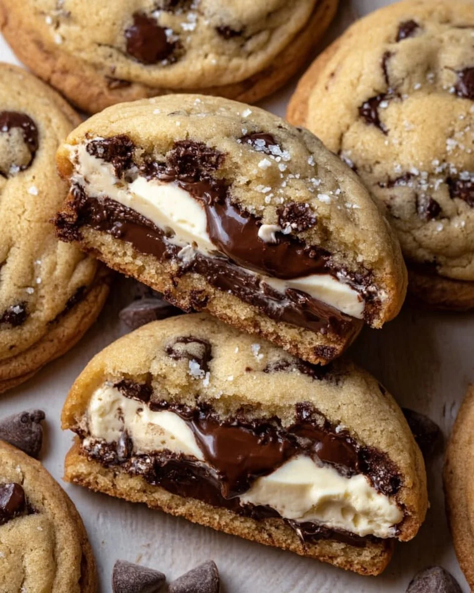 Cheesecake Stuffed Chocolate Chip Cookies