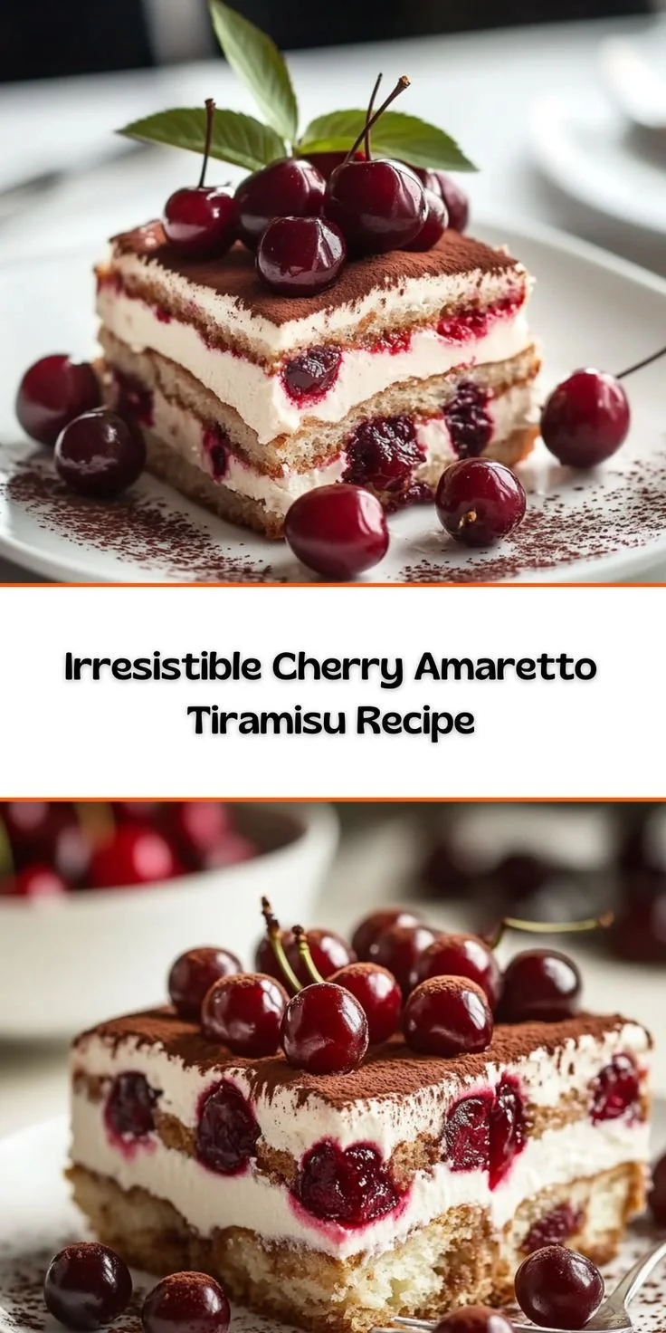 Cherry Amaretto Tiramisu