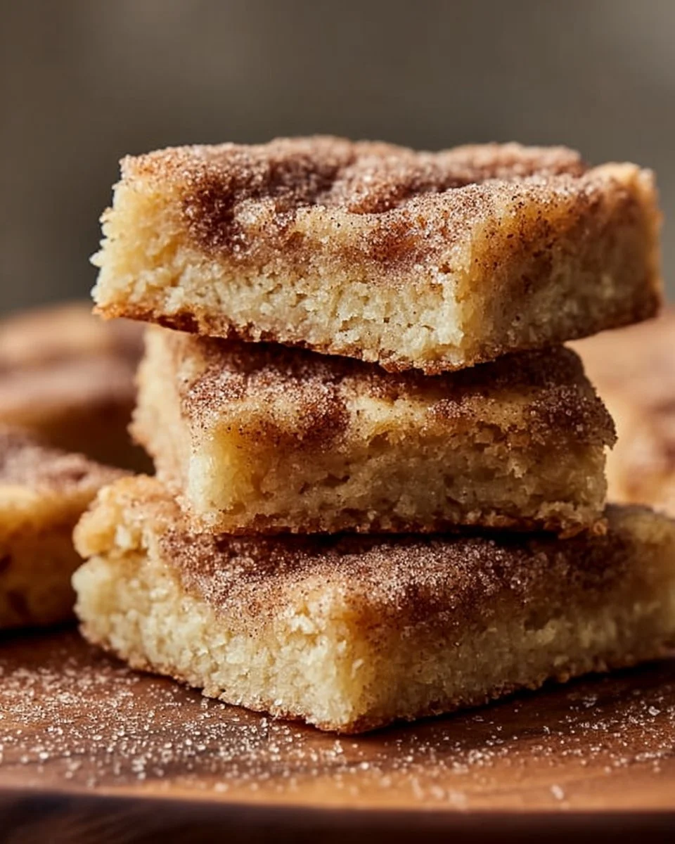 Cinnamon Sugar Blondies