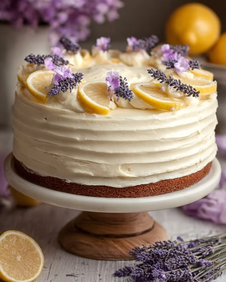 Lemon Lavender Cake