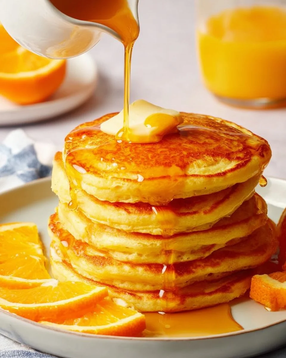 Orange Ricotta Pancakes