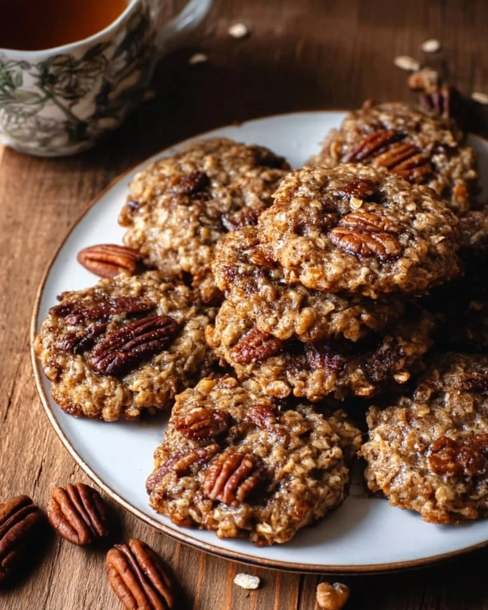 Pecan Pie Oatmeal Cookies
