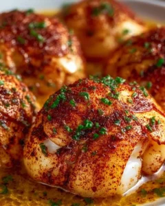 Delicious lobster and crab butter bombs served on a plate