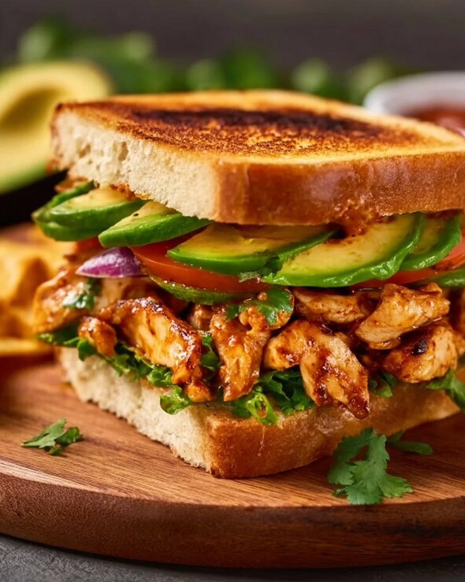 Smoky Chipotle Chicken Sandwich with Avocado